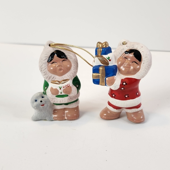 Vintage Souvenir Alaska Inuit Christmas Tree Ornament Seal Ornament Decoration - Picture 1 of 8
